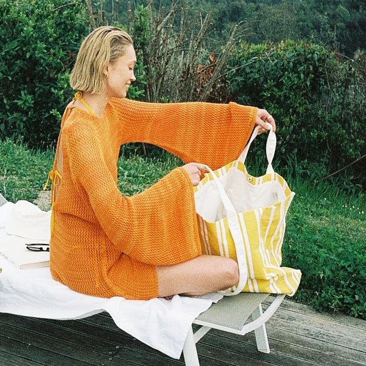 Mesh Mini Dress with Open Sleeves - Lina