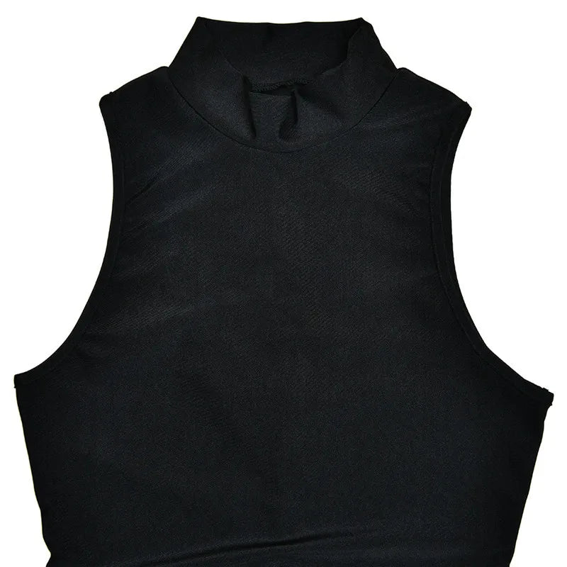 Mini Dress with Ruching and Ruffle Details - ANNA