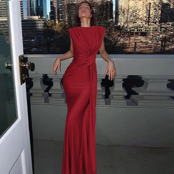 Ruched Maxi Dress - Verona