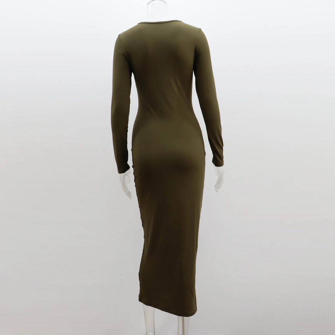 Fitted Shaping Maxi Dress - Matilda