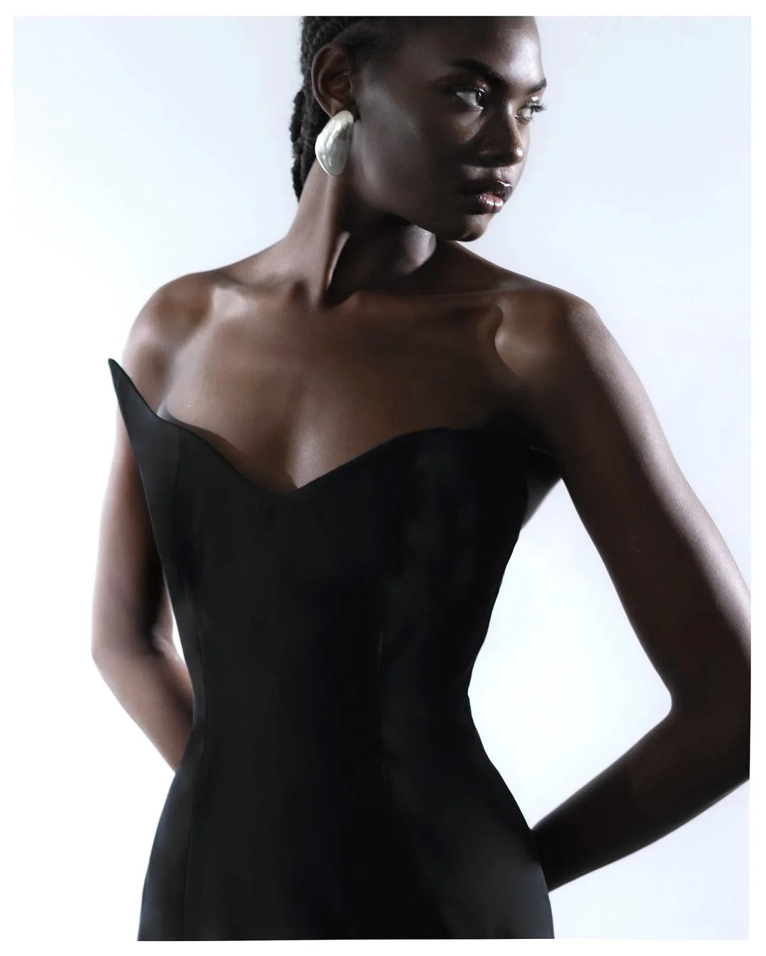 Strapless Chiffon Maxi Dress - Genesis