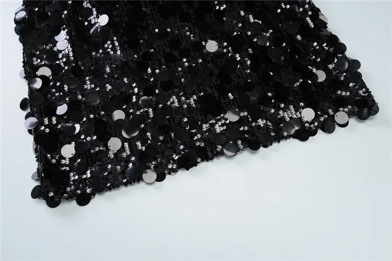 Strapless Sequin Mini Dress - Allison