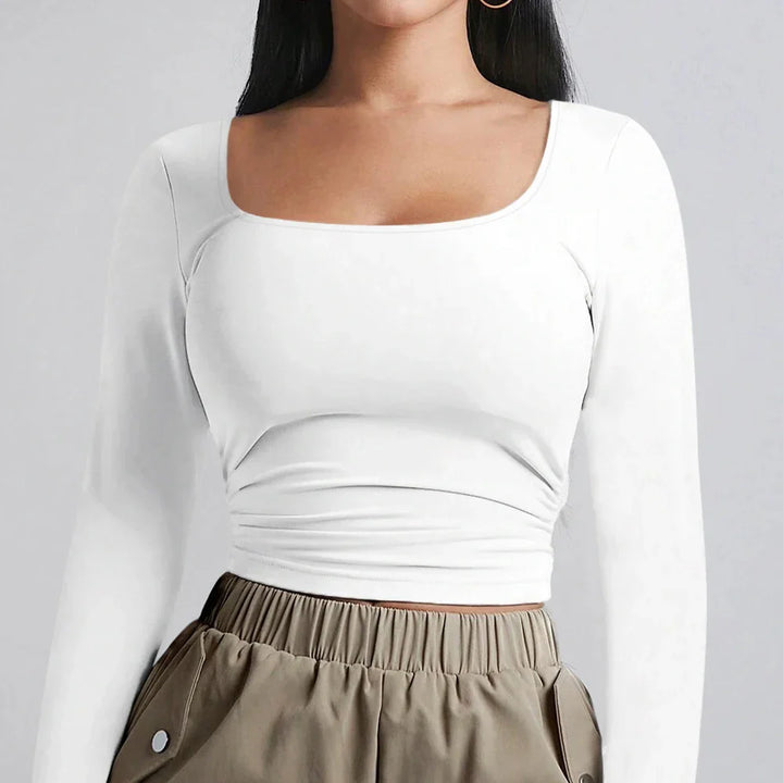 Basic shaping fabric top - Nelly
