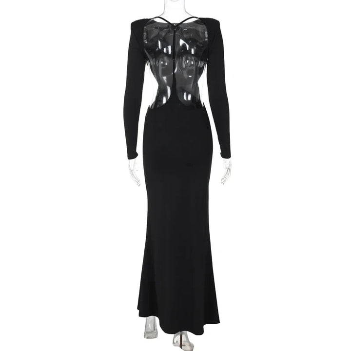 Maxi dress with open back design - Caitlin