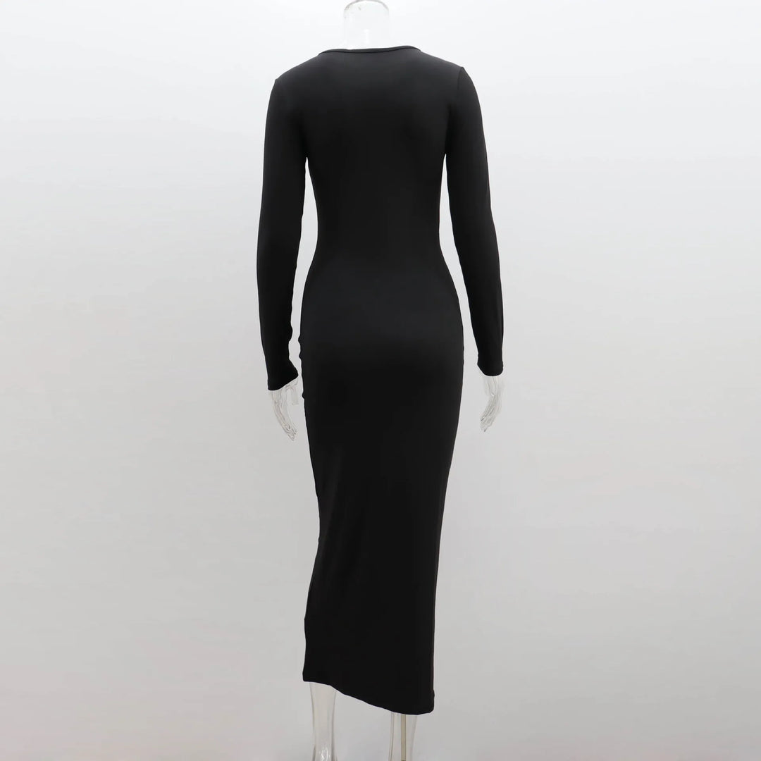 Fitted Shaping Maxi Dress - Matilda