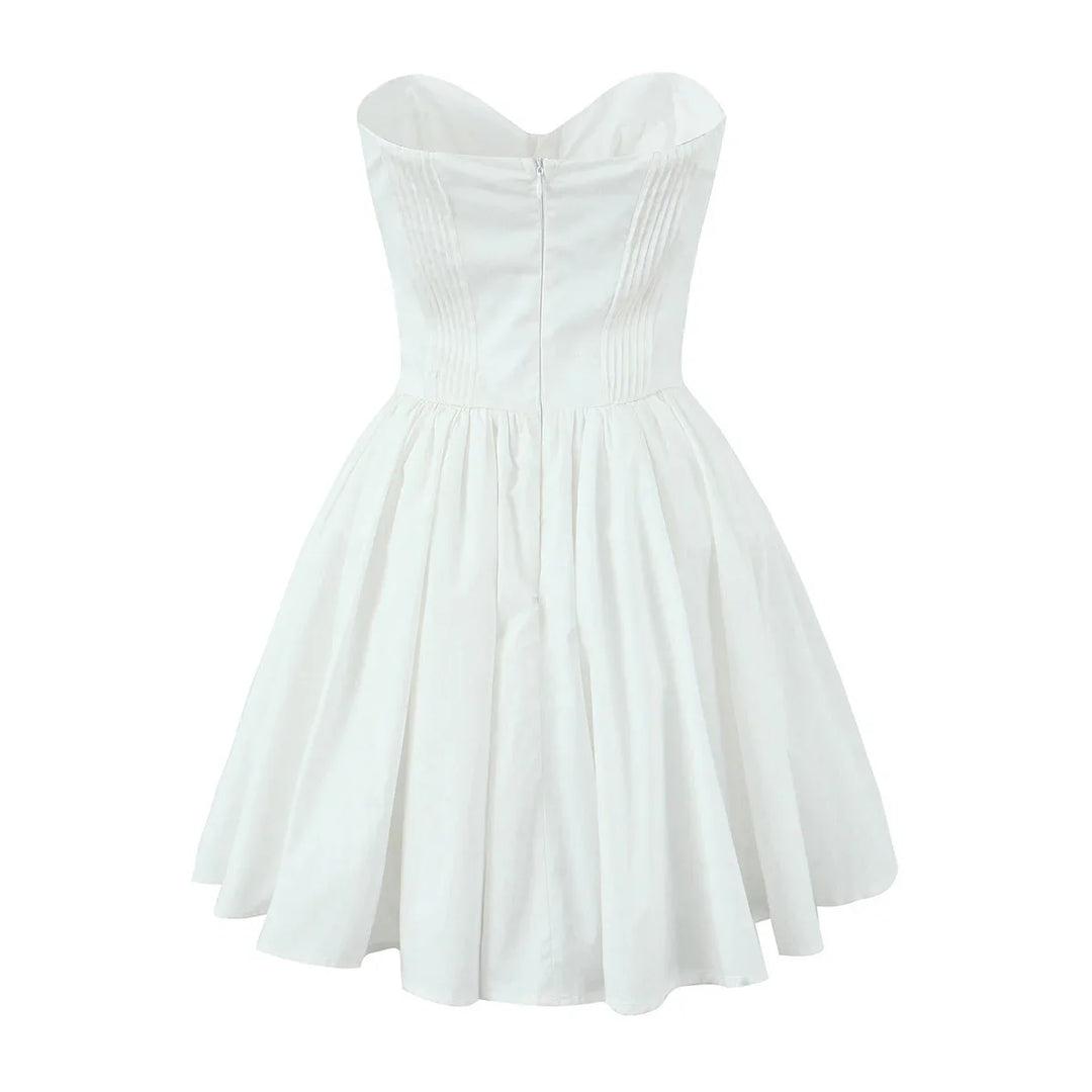 Strapless A-Line Mini Dress - Ayra