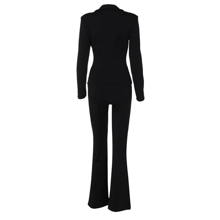Elegant two-piece suit with zipper closure - Lorraine