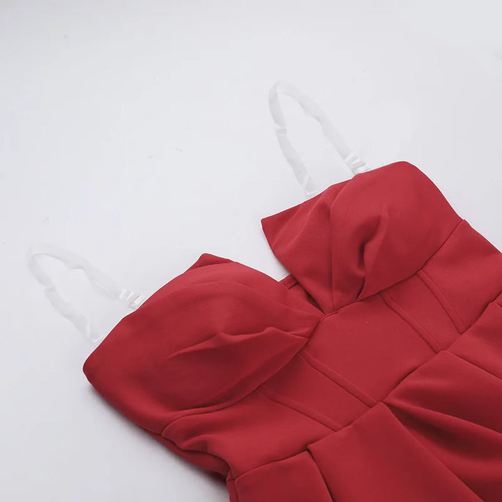 A-line Strapless Mini Dress - Livia