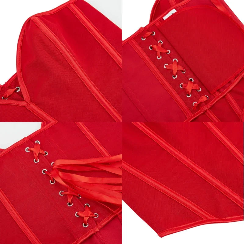 Strapless Corset with Heart-Shaped Neckline - Meredith