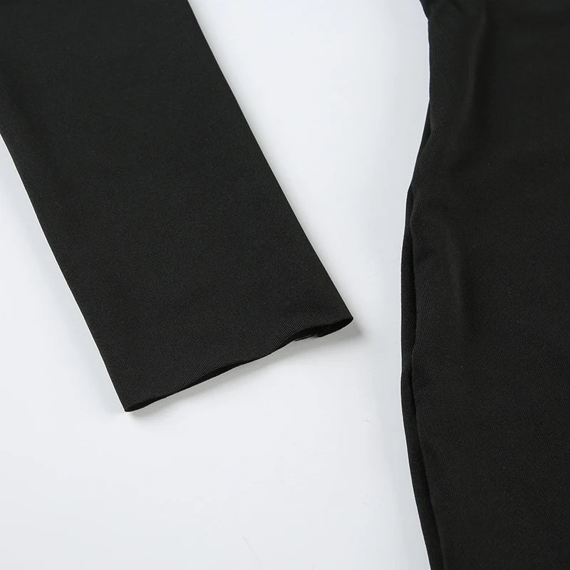 Mini dress with small slit and open back design - NELLY