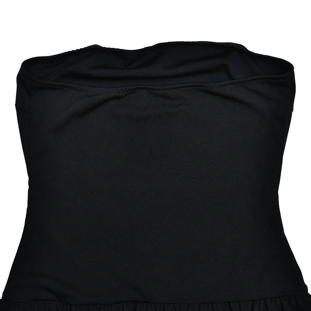 Strapless balloon-shaped mini dress - Baylor