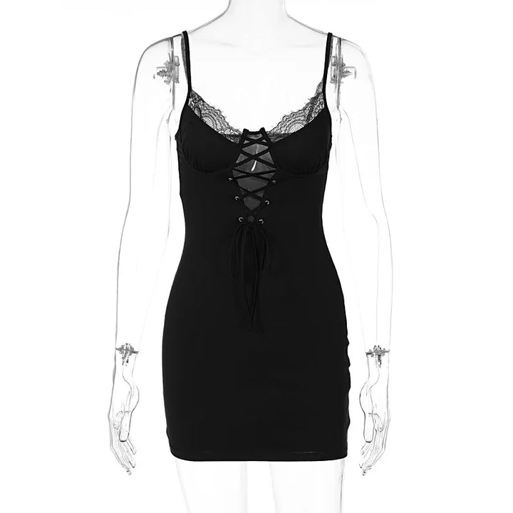 Mini Dress with Ties - Tanya
