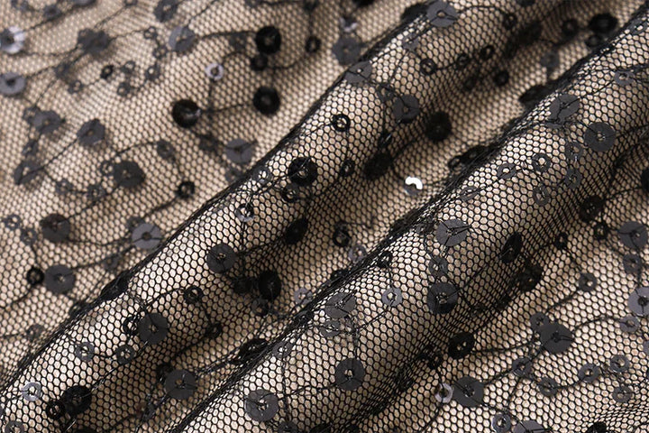 Strapless mini dress with corset design and sequin detail - VALENTINA
