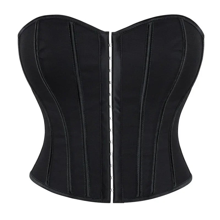 Strapless Corset with Pin Closure and Back Tie for Waist Shaping - Jayla