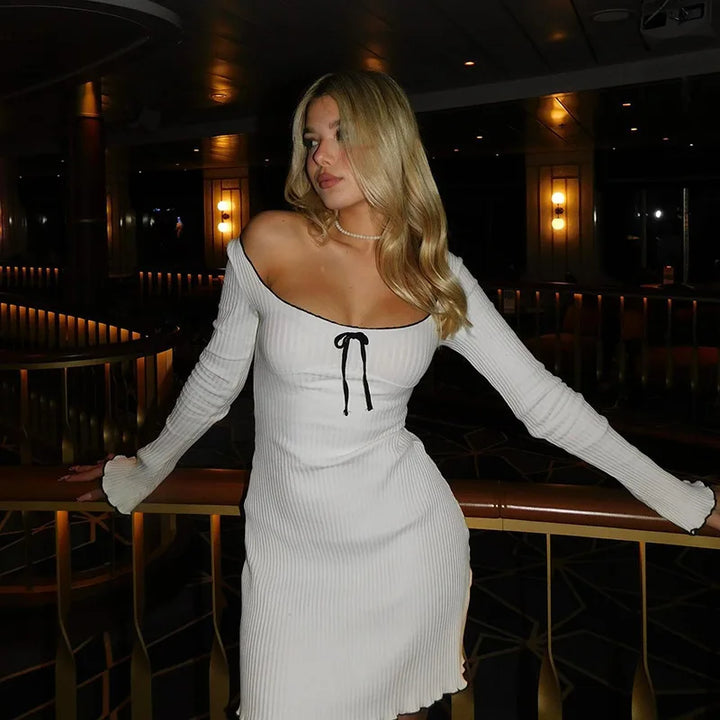 Knitted mini dress - NELLY