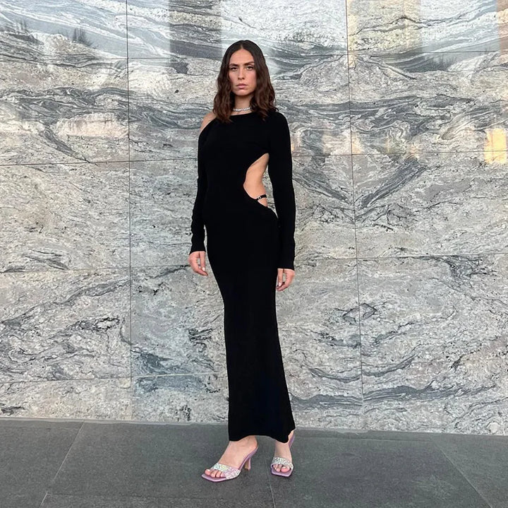 Maxi Dress with Open Back - Riki