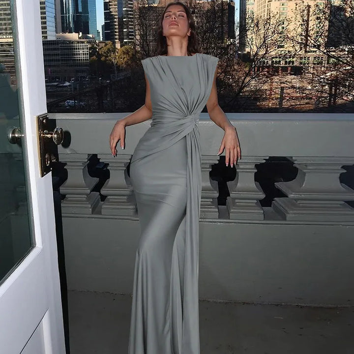 Ruched Maxi Dress - Verona