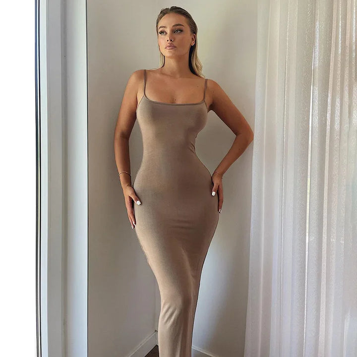 Fitted maxi dress - Anita