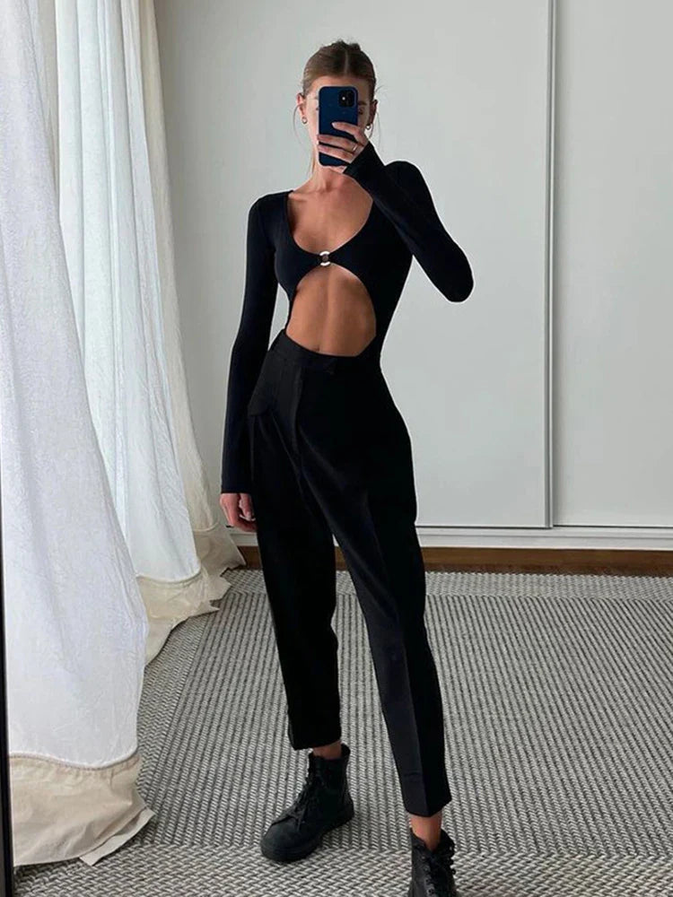 Bodysuit with Cutout Design - Noga
