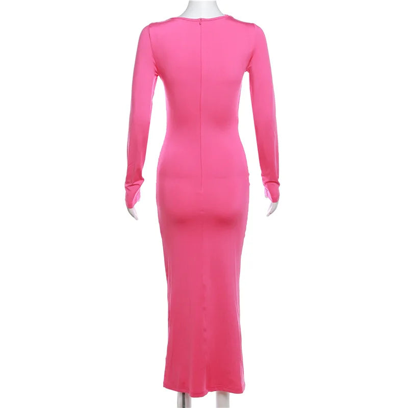 Fitted Shaping Maxi Dress - Noa
