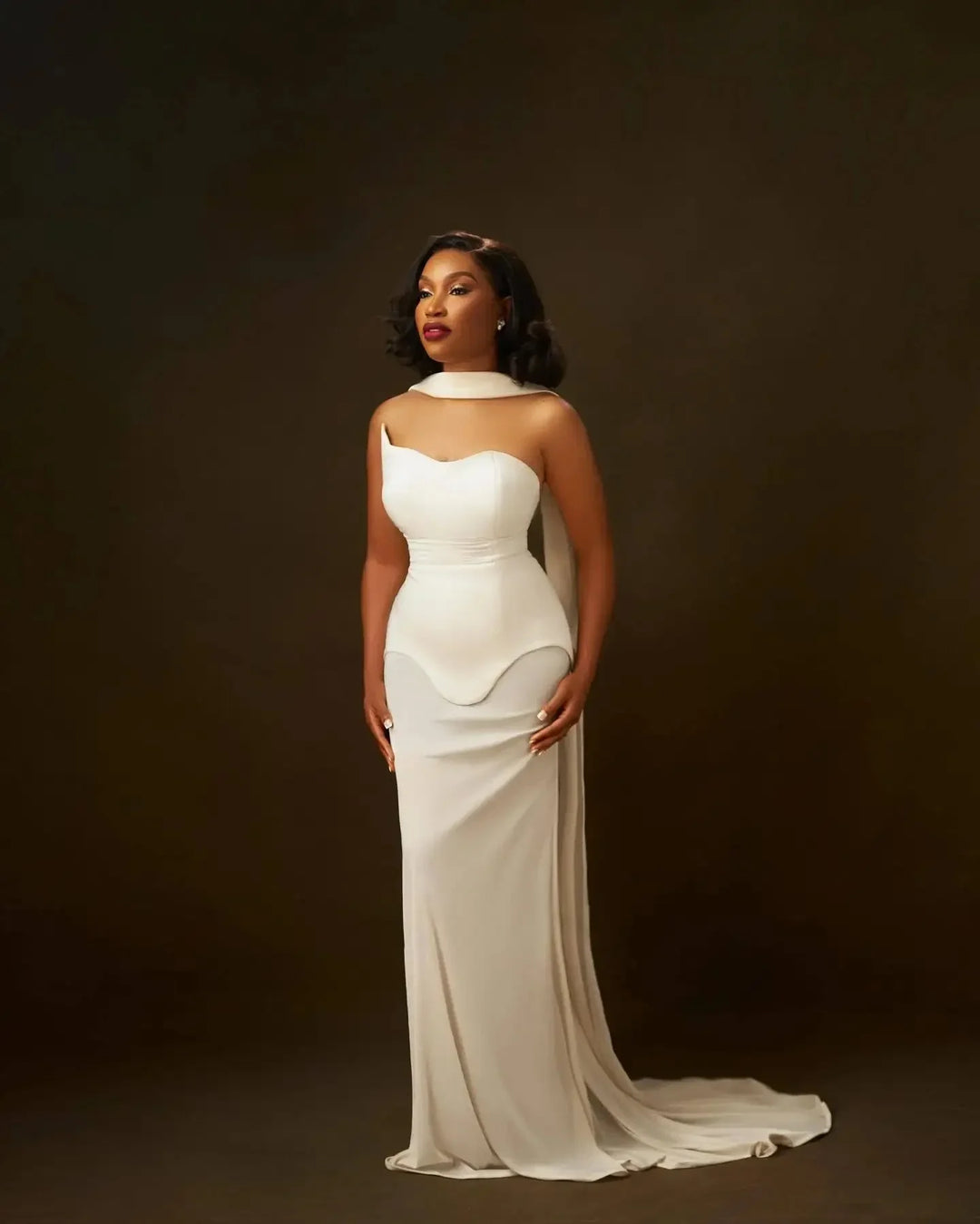 Strapless Chiffon Maxi Dress - Genesis