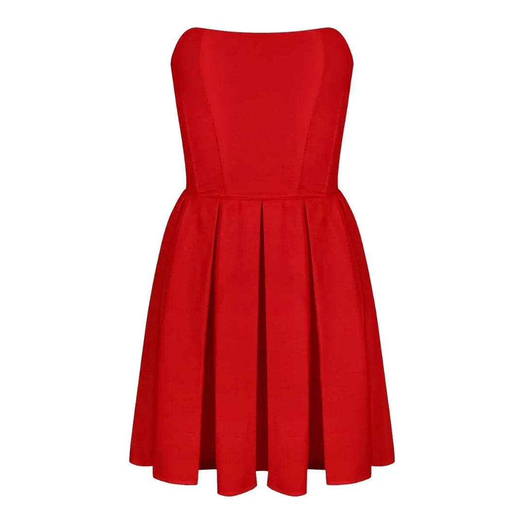 Strapless A-Line Mini Dress - Carla