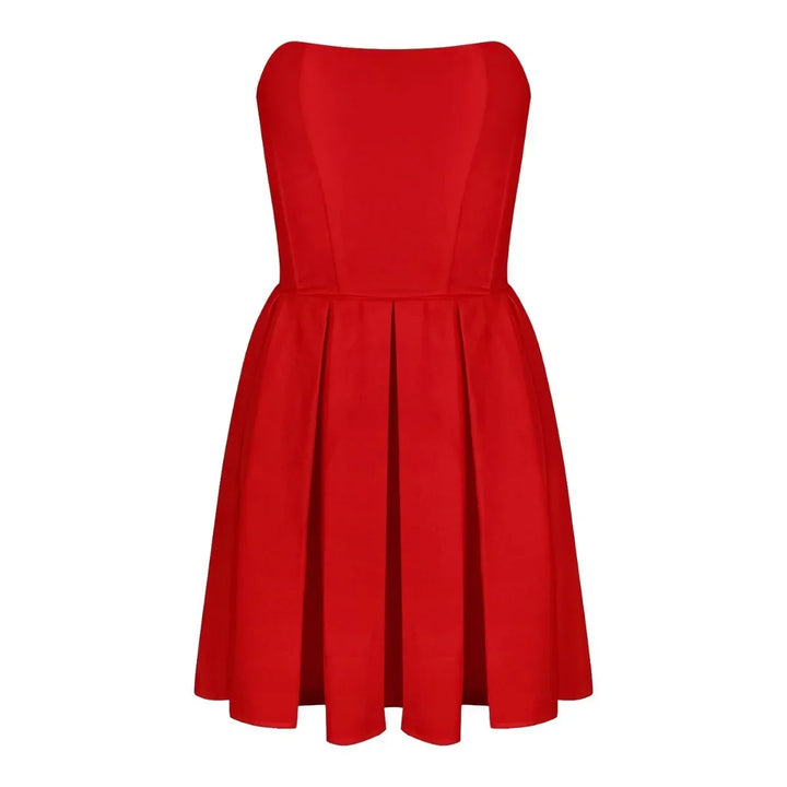 Strapless A-Line Mini Dress - Carla