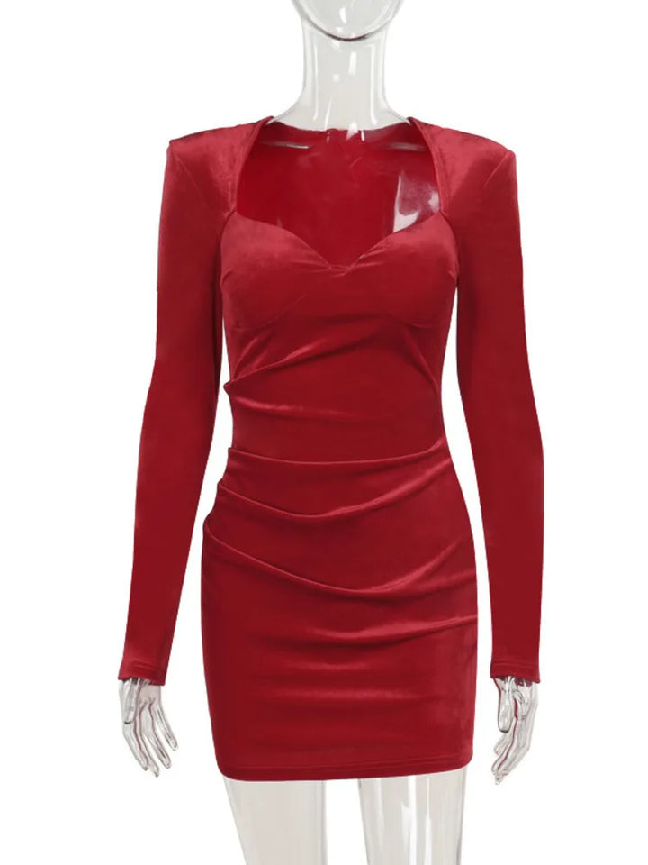 Velvet Mini Dress - Lolita