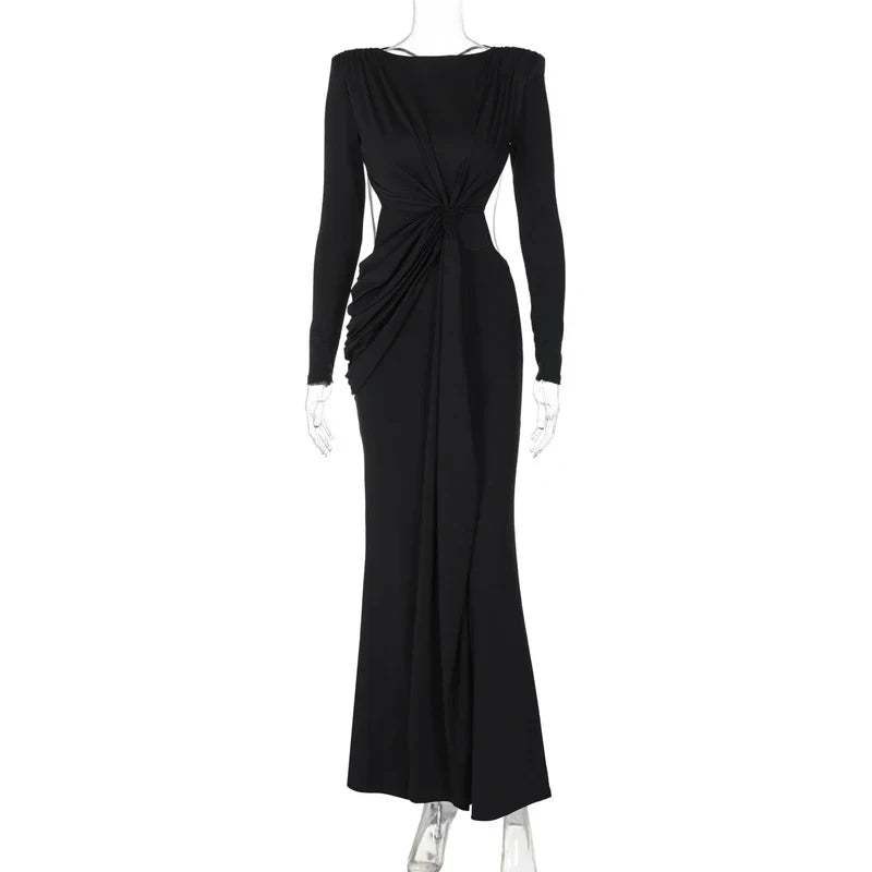 Maxi dress with open back design - Caitlin