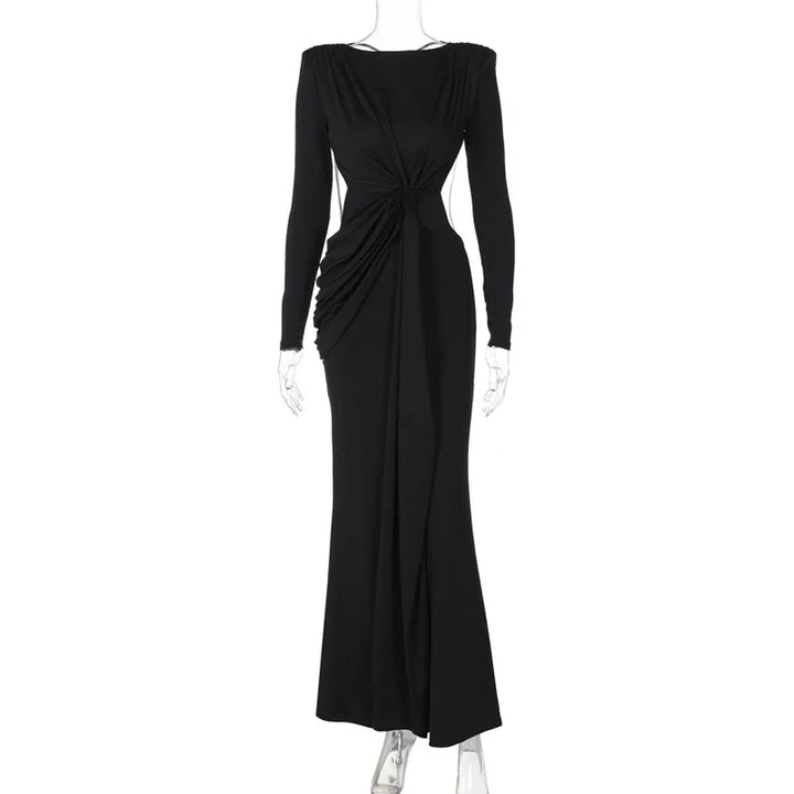 Maxi dress with open back design - Caitlin