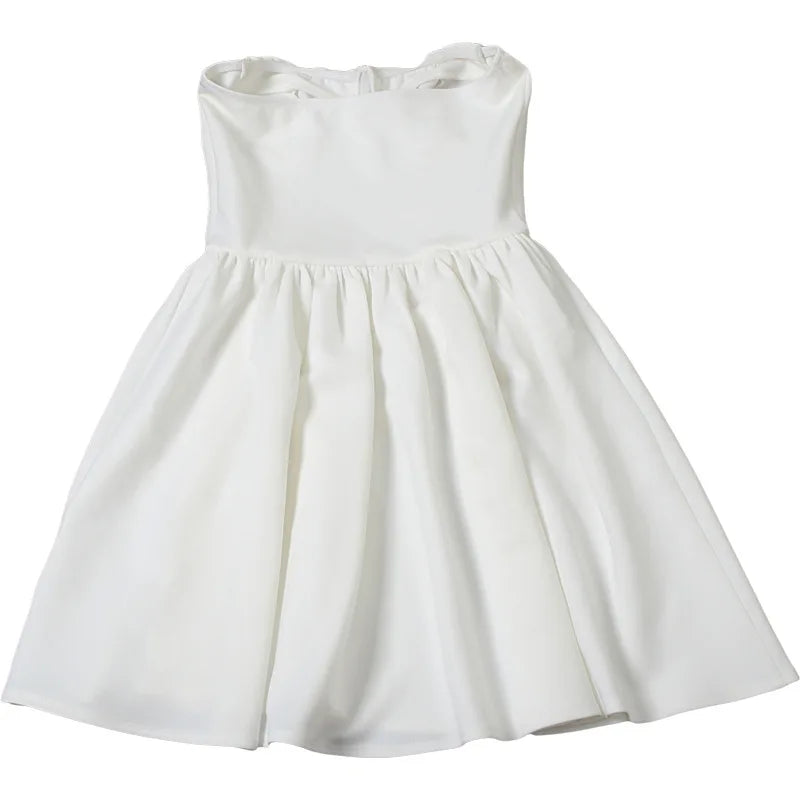 A-line strapless mini dress - Louisa