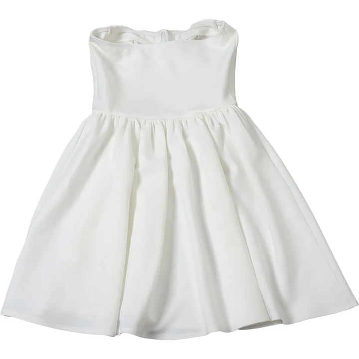 A-line strapless mini dress - Louisa