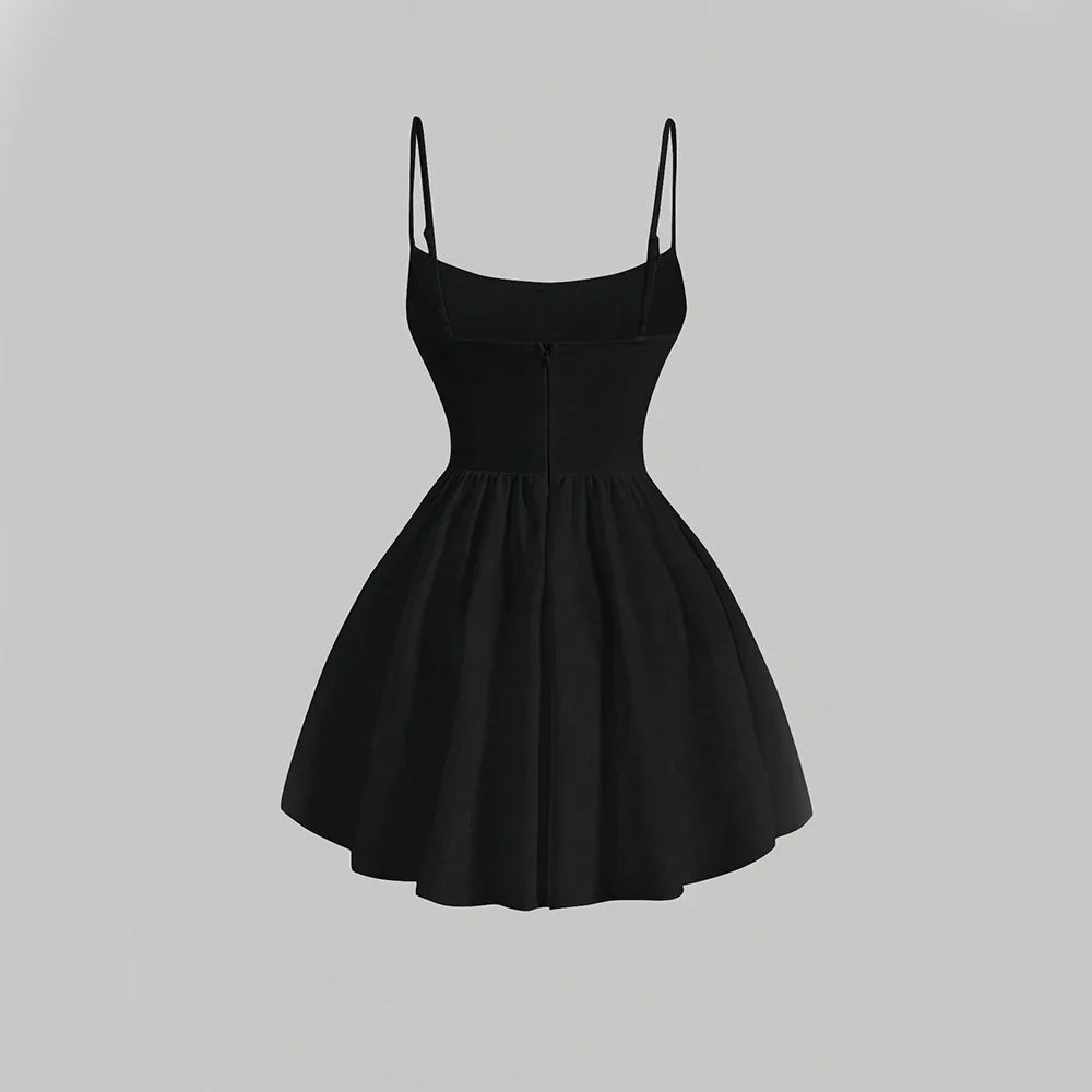 A-Line Ruffled Mini Dress - Antonella