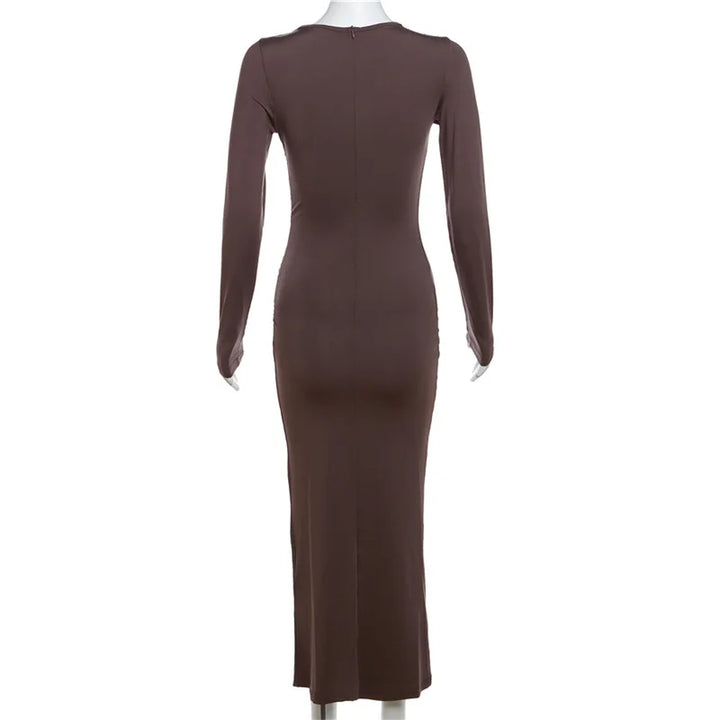 Fitted Shaping Maxi Dress - Noa