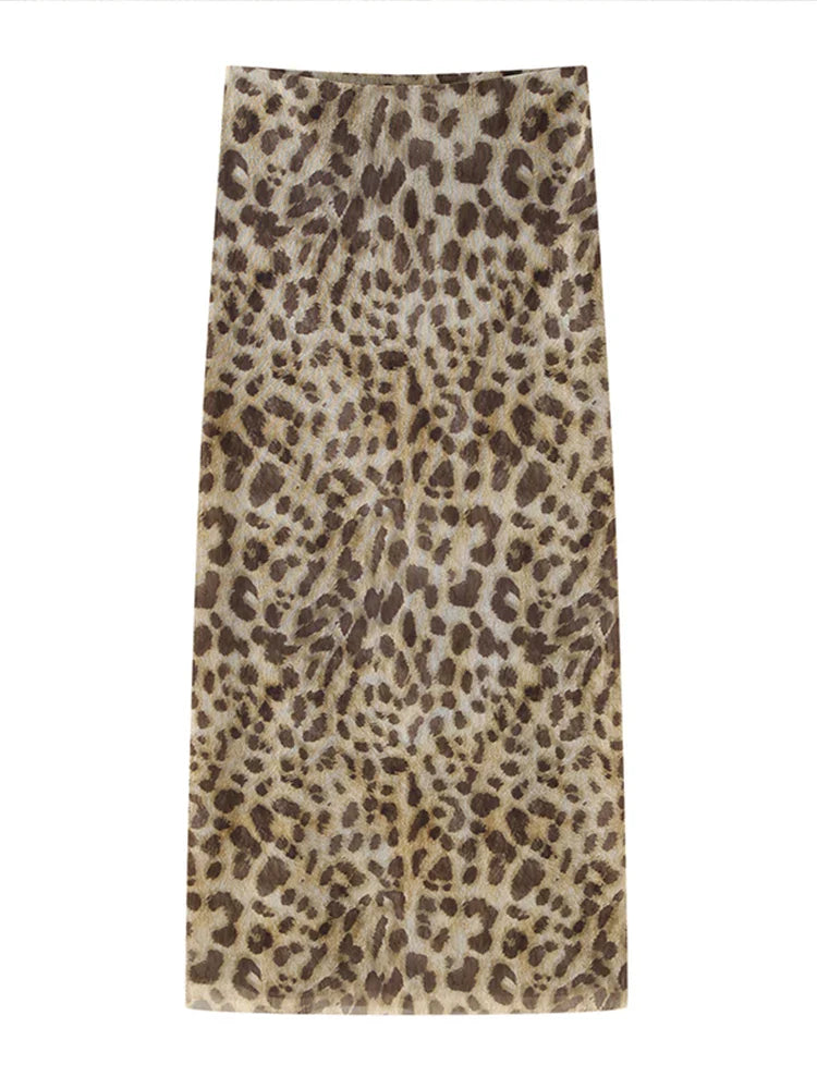 Two-Piece Chiffon Set with Strapless Top and Midi Skirt with Matching Scarf Detail - Liri