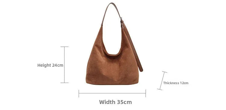 תיק זמש בעיצוב רטרו