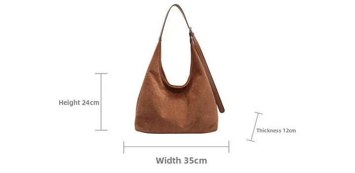 תיק זמש בעיצוב רטרו