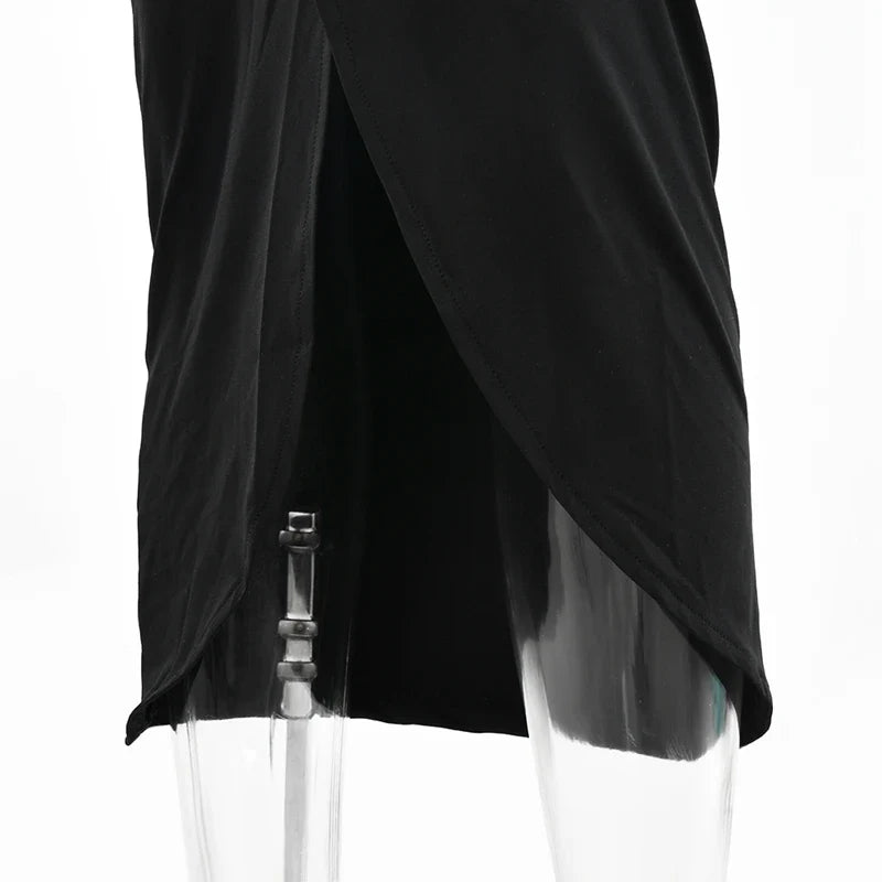 Shaping and flattering maxi dress with ruching design - Mi Ran