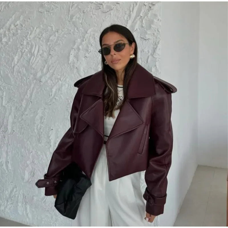 Short Leather Jacket - Morris
