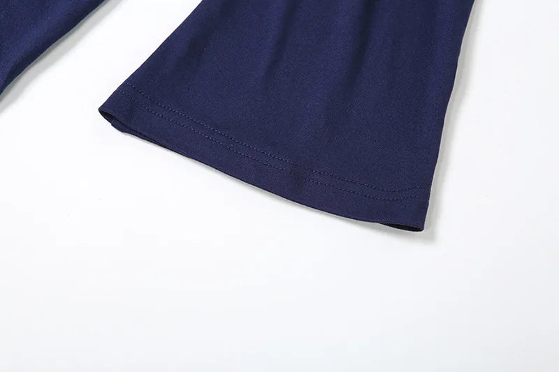 Open Back Maxi Dress with Bell Sleeves - Blueberry