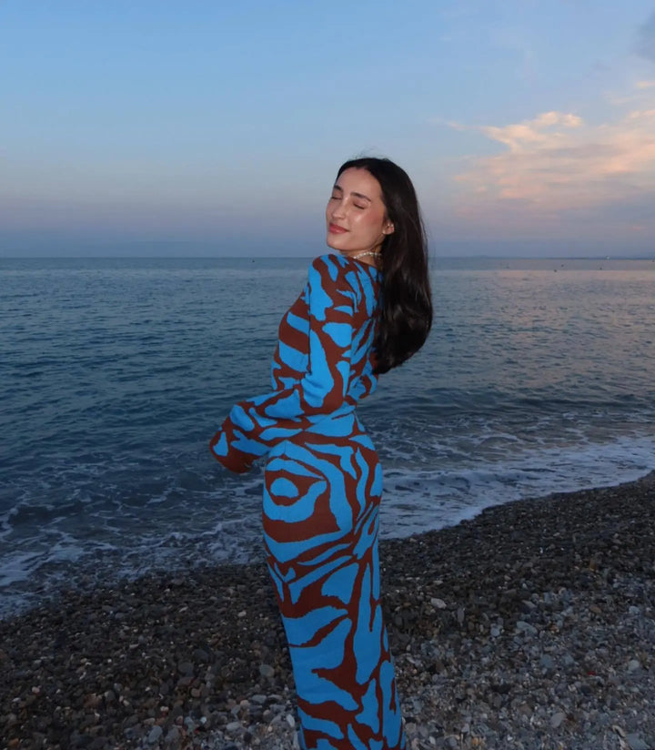 Maxi Dress with Special Print - Dani