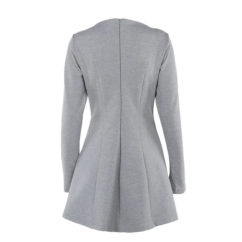 Winter A-Line Mini Dress - Shelly
