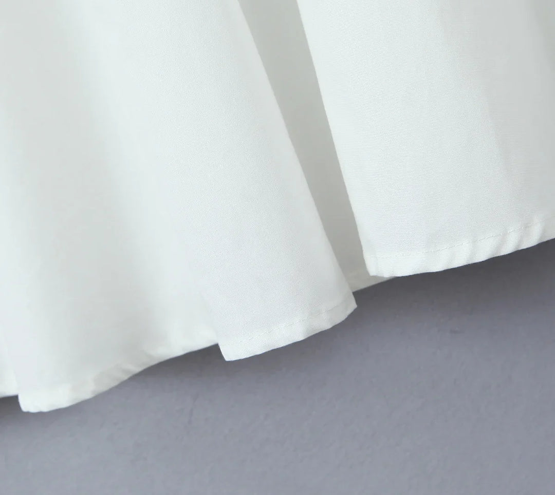 A-Line Midi Dress with Slit Detail - Paloma