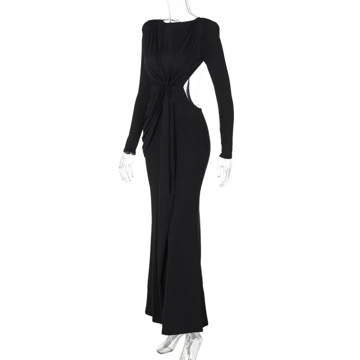 Maxi dress with open back design - Caitlin