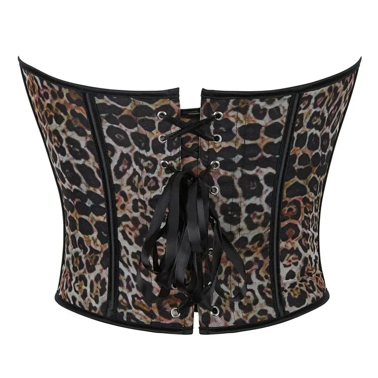 Strapless Corset with Pin Closure and Back Tie for Waist Shaping - Jayla
