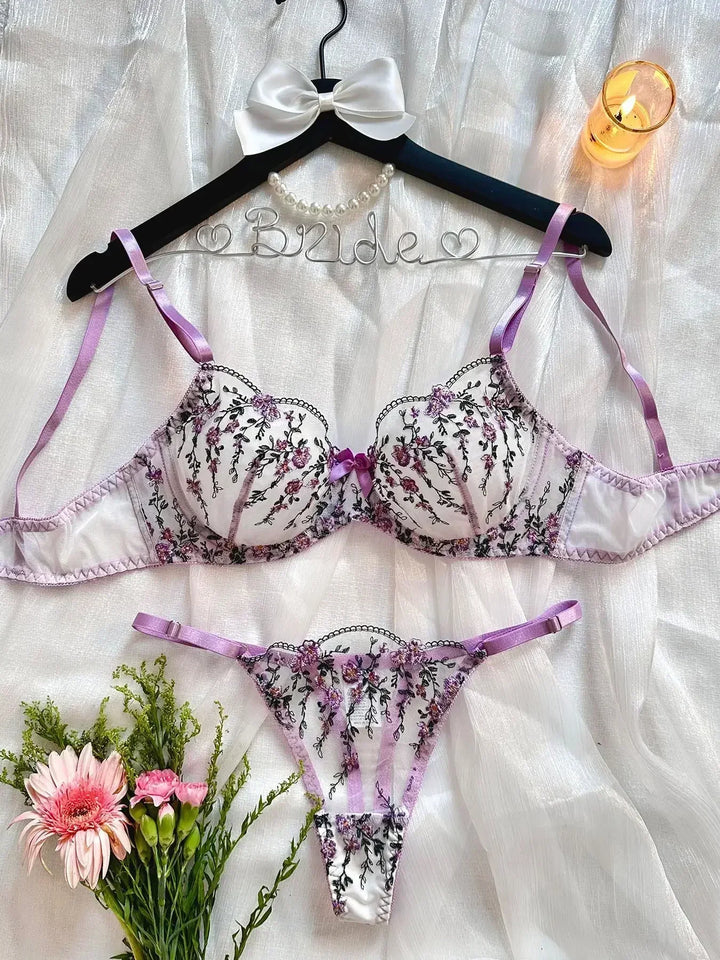 Sheer Floral Design Set - Journee