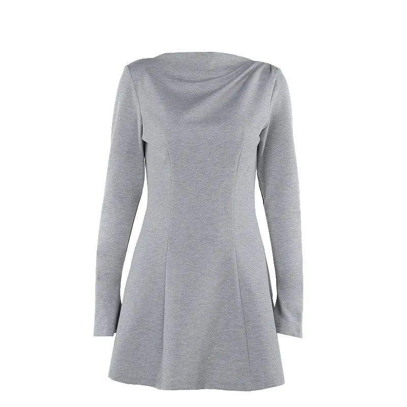 Winter A-Line Mini Dress - Shelly