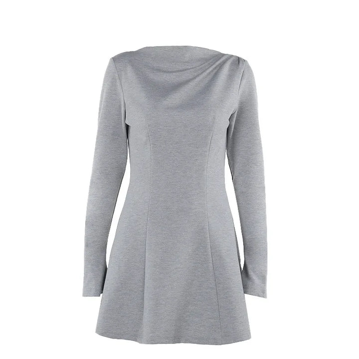 Winter A-Line Mini Dress - Shelly