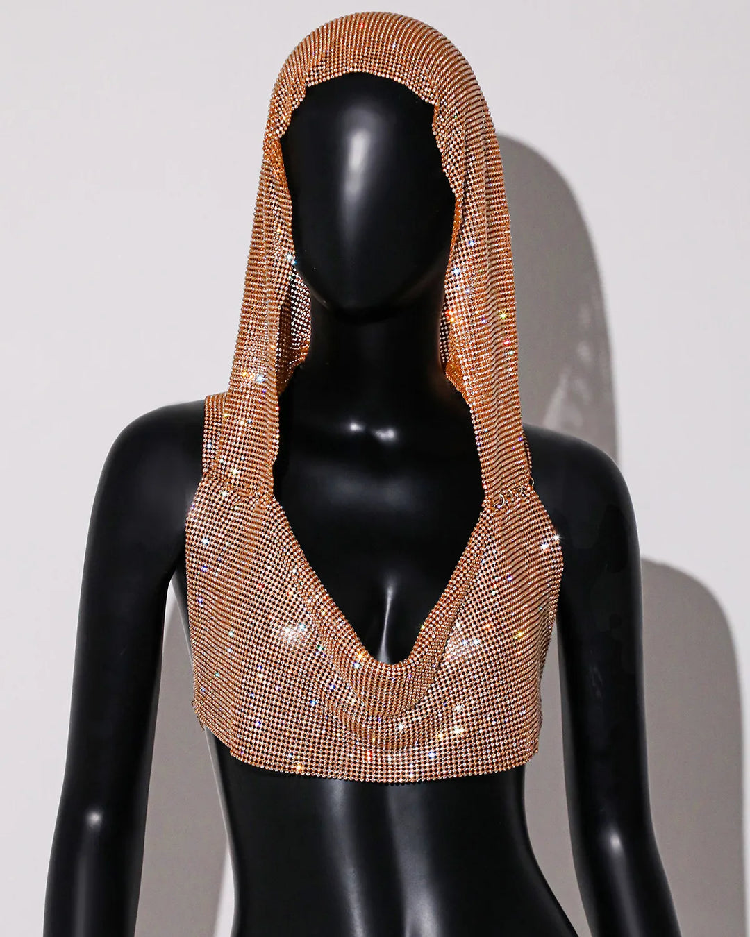 Sparkling Sequin Top with Hat and Open Back Design - Willow