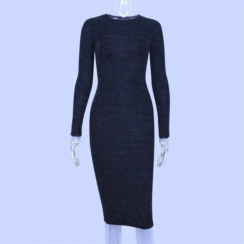 Sequin Midi Dress - Scarlett
